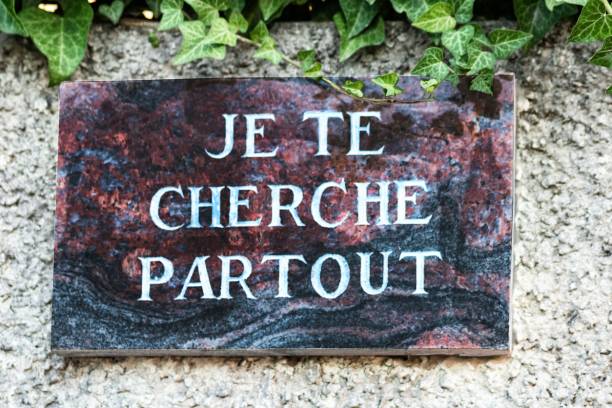 Plaque funéraire hommage défunt