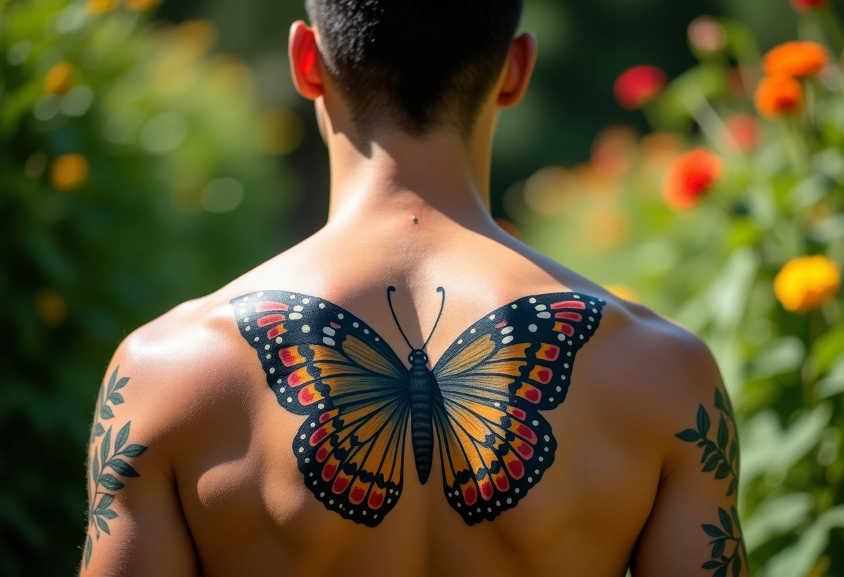 tatouage papillon