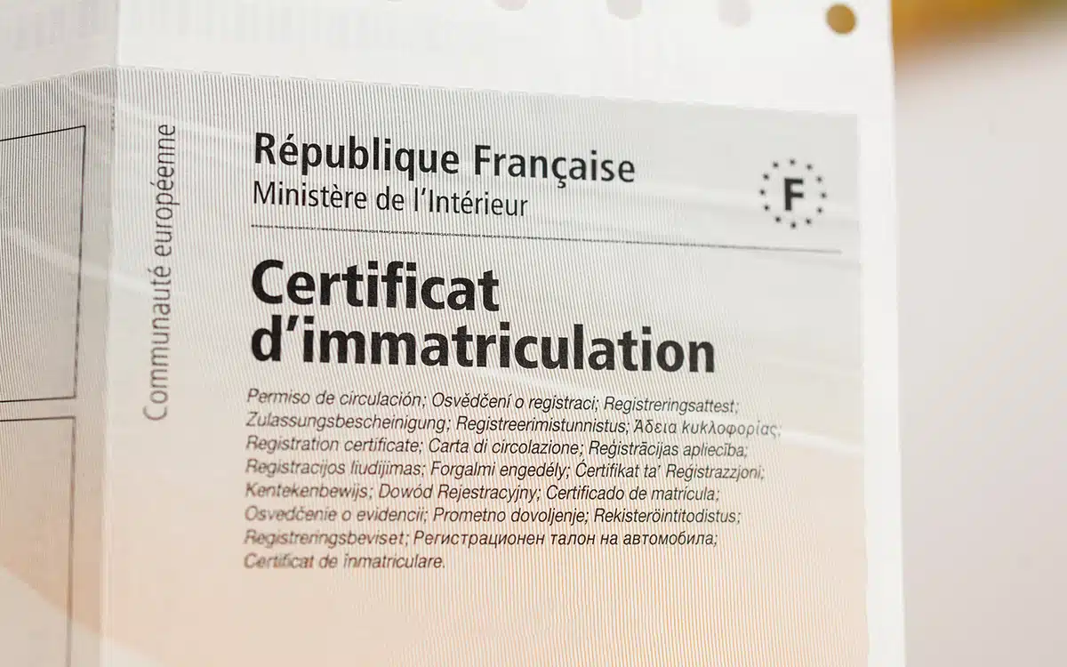 carte grise