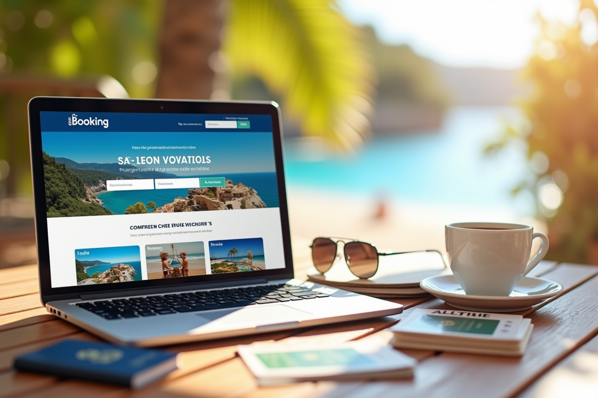 Ordinateur portable avec vouchers et accessoires pour vacances